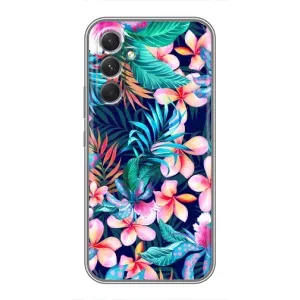 Чохол для Motorola Еdge 30 - з принтом (Дизайнерські) (AlphaPrint) (Мальовничі квіти)