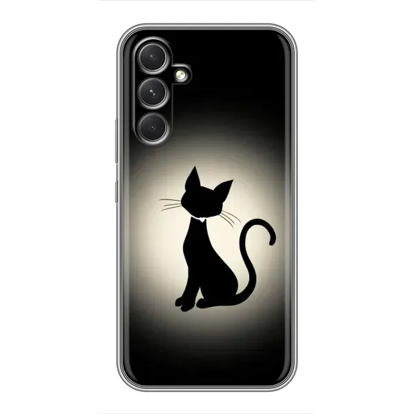 Чехол с принтом «Силуэт котика» для Motorola Edge 30