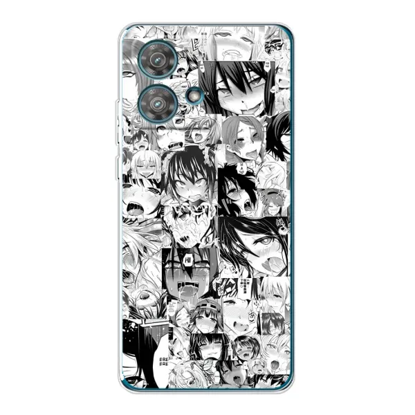 Чохол з принтом «Ahegao manga» для Motorola Edge 40 Neo
