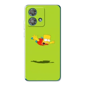 Чjхол з Сімпсонами для Motorola Edge 40 Neo (VPrint) (Барт Сімпсон)
