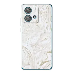 Мраморний чехол на Motorola Edge 40 Neo (VPrint) (Білий мрамор)