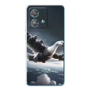 Чохол з мемом Тралалело тралала на Motorola Edge 40 Neo (Бомбардіні гусіні)