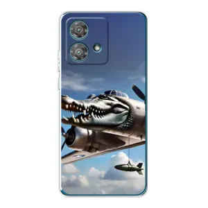 Чохол з мемом Тралалело тралала на Motorola Edge 40 Neo (Бомбардіро крокоділо)