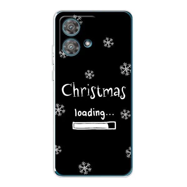 Чехол с принтом «Christmas loading» для Motorola Edge 40 Neo