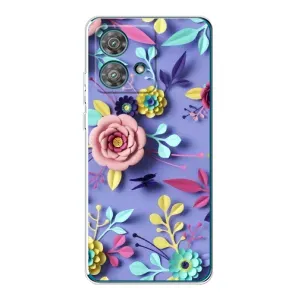Чохли з квітами для Motorola Edge 40 Neo (VPrint) (Дизайн квітів)