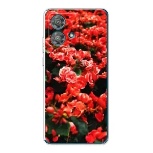 Чохли з квітами для Motorola Edge 40 Neo (VPrint) (Квіти червоні)
