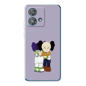 Чохли для Motorola Edge 40 Neo - Bearbrick Louis Vuitton (PREMIUMPrint) (Дружба Беарбрік)