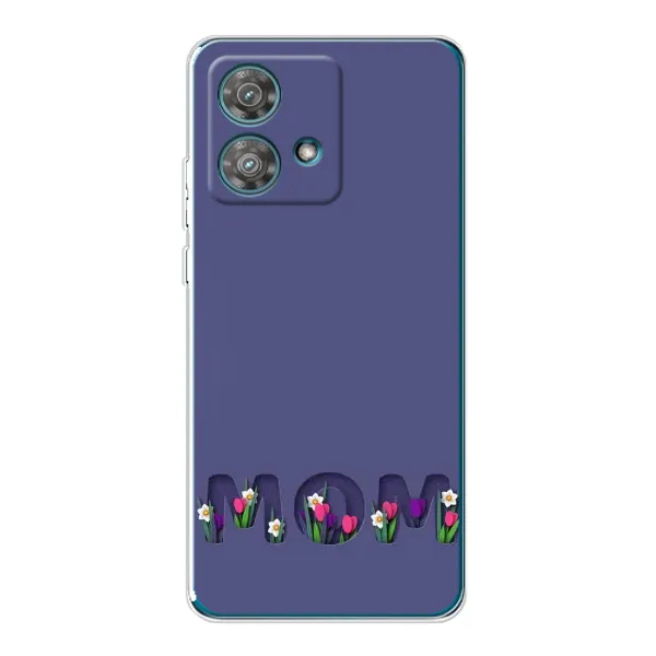 Чохол з принтом «Мама в квітах» для Motorola Edge 40 Neo