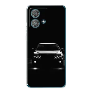 Чехол для Моторола Ейдж 40 Нео - с принтом БМВ (AlphaPrint) (Машина BMW)
