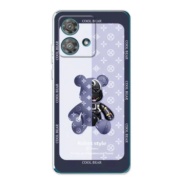 Чехол с принтом «Медвежонок LV» для Motorola Edge 40 Neo