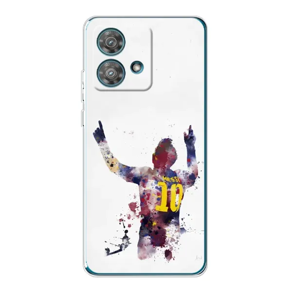 Чохол з принтом «Messi Barca» для Motorola Edge 40 Neo