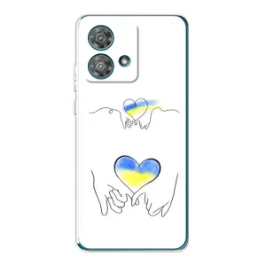Чохол для Патріота України Motorola Edge 40 Neo - (AlphaPrint) (Мир Україні)