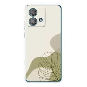Чохол з принтом «Зелена монстера дизайн» для Motorola Edge 40 Neo