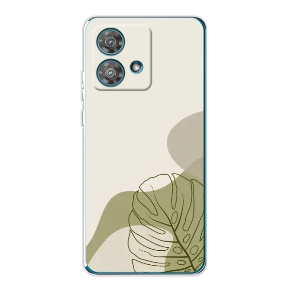 Чохол з принтом «Зелена монстера дизайн» для Motorola Edge 40 Neo
