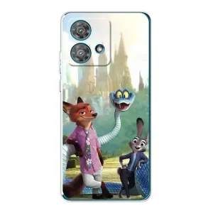 Чохол з принтом «Герої мультфільму Зоотрополіс» для Motorola Edge 40 Neo