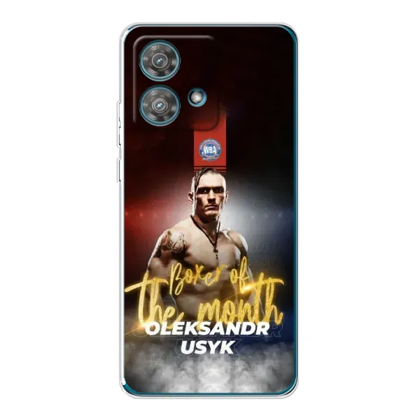 Чохол з принтом «Olexandr Usyk» для Motorola Edge 40 Neo