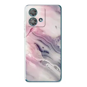 Мраморний чехол на Motorola Edge 40 Neo (VPrint) (Пурпурний Мрамор)