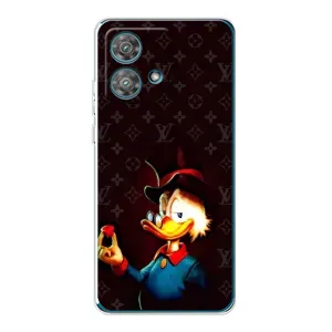 Чехли для Motorola Edge 40 Neo - Скрудж МакДак Louis Vuitton (PREMIUMPrint) (Скрудж з ботліантом)