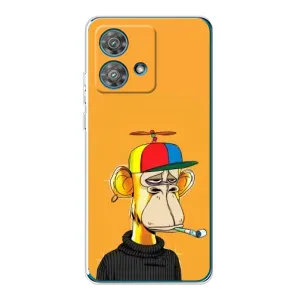 Чохли з Мавпами NFT для Motorola Edge 40 Neo (AlphaPrint) (Нудна мавпа NFT)