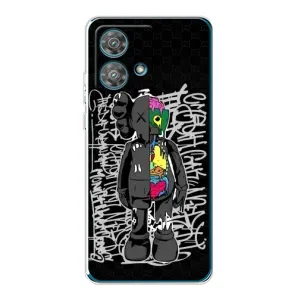 Чохли для Motorola Edge 40 Neo - Bearbrick Louis Vuitton (PREMIUMPrint) (Стиль Bearbrick)