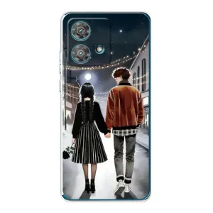 Чохол з принтом «Венздей та Тайлер» для Motorola Edge 40 Neo