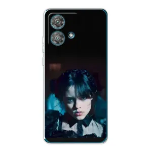 Чохли Венсдей на Motorola Edge 40 Neo Уенсдей (AlphaPrint) (погляд Венздей)
