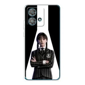 Чохли Венсдей на Motorola Edge 40 Neo Уенсдей (AlphaPrint) (W-Wednesday)