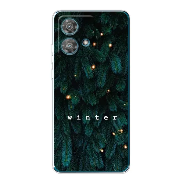 Чехол с принтом «Winter» для Motorola Edge 40 Neo