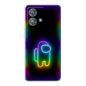 Чехол Амонг Ас для Motorola Edge 40 Neo (AlphaPrint) (Яркий скин)