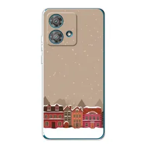 Новорічні, Святкові Чохли для Motorola Edge 40 Neo - 2024 год (Зимове місто)