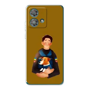 Чехлы с картинкой собаки Патрон для Motorola Edge 40 Neo (AlphaPrint) (ЗСУ Патрон)