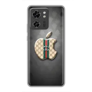 Чехлы ГУЧЧИ для Мото Ейдж 40 Про (AlphaPrint) (Apple gucci)