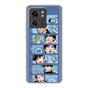 Чехлы BTS для Motorola Edge 40 Pro (AlphaPrint) (Bangtan)