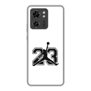 Чехлы для Motorola Edge 40 Pro - с картинкой JORDAN (AlphaPrint) (Jordan 23)