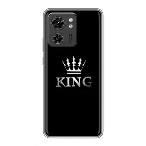 Чехол с Короной Мото Ейдж 40 Про - (AlphaPrint) (KING)