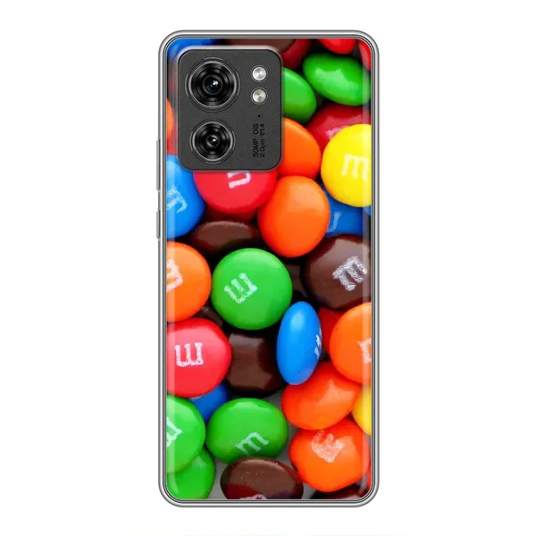 Чехол с принтом «MM's» для Motorola Edge 40 Pro