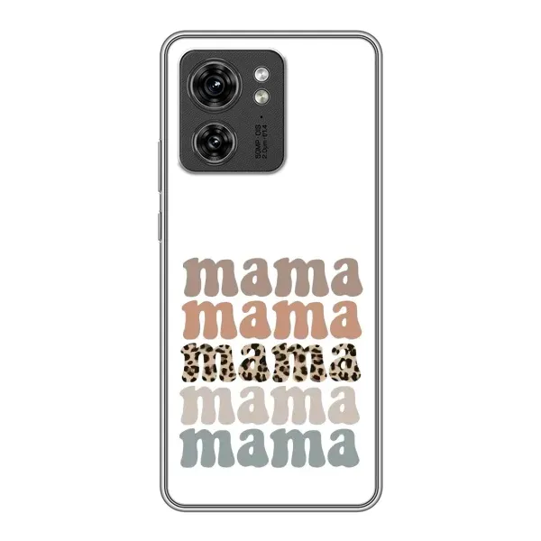 Чехол с принтом «Текстовый коллаж мама» для Motorola Edge 40 Pro Чехол с принтом «Текстовый коллаж мама» для Motorola Edge 40 Pro