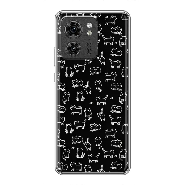 Чехол с принтом «Меленькие котики» для Motorola Edge 40 Pro