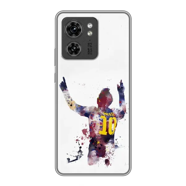Чехол с принтом «Messi Barca» для Motorola Edge 40 Pro