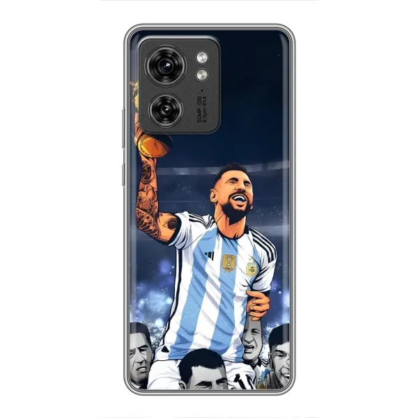 Чехол с принтом «Месси с кубком» для Motorola Edge 40 Pro Чехол с принтом «Месси с кубком» для Motorola Edge 40 Pro
