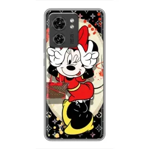 Чехол Disney Mouse Motorola Edge 40 Pro (PREMIUMPrint) (Минни peace)