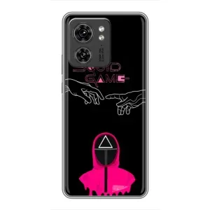 Чехол Гра в кальмара для Motorola Edge 40 Pro (Минимализм Игра кальмара)