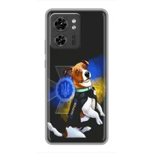 Чехлы с картинкой собаки Патрон для Motorola Edge 40 Pro (AlphaPrint) (Патрон собачка)