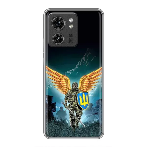 Чехол с принтом «Солдат ЗСУ» для Motorola Edge 40 Pro