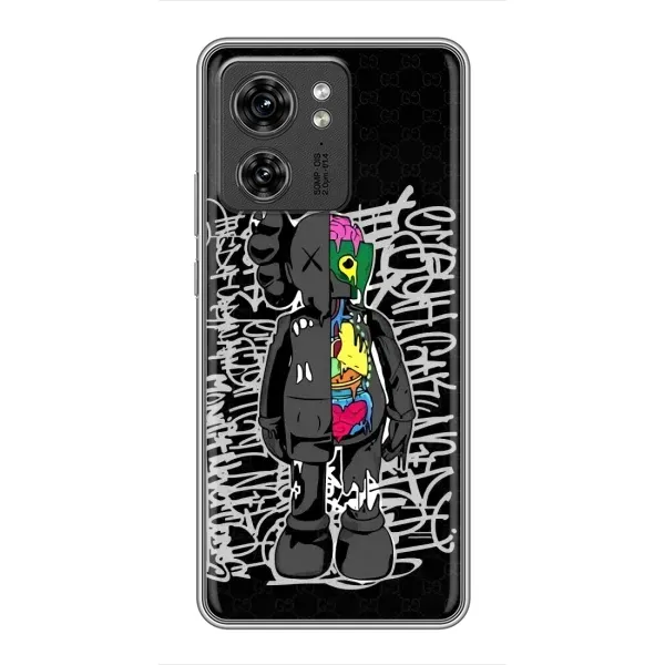 Чехол с принтом «Стиль Bearbrick» для Motorola Edge 40 Pro Чехол с принтом «Стиль Bearbrick» для Motorola Edge 40 Pro