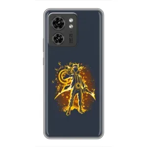 Чехол с принтом «золотой Наруто» для Motorola Edge 40 Pro