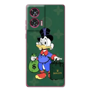 Чехли для Motorola Edge 50 Fusion - Скрудж МакДак Louis Vuitton (PREMIUMPrint) (Богата Утка)
