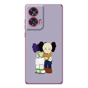 Чохли для Motorola Edge 50 Fusion - Bearbrick Louis Vuitton (PREMIUMPrint) (Дружба Беарбрік)