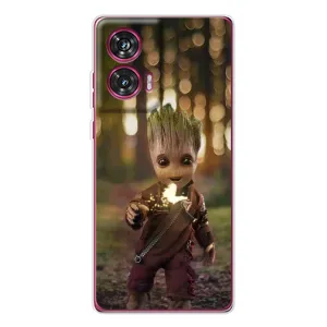 Чехол МАРВЕЛ для Мото Ейдж 50 Фьюжен (AlphaPrint) (I am Groot)