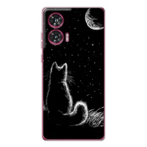 Чохол з принтом для Motorola Edge 50 Fusion (AlphaPrint) Модні коти